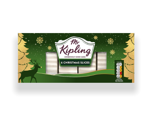 Mr Kipling Christmas Slices