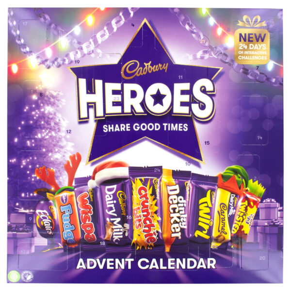 Cadbury Heros Advent Calendar 230g (8.1oz)